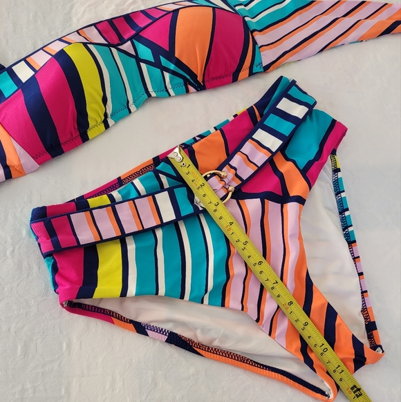 Trina Turk Multicolor Geometric Bikini - Picture 8 of 10